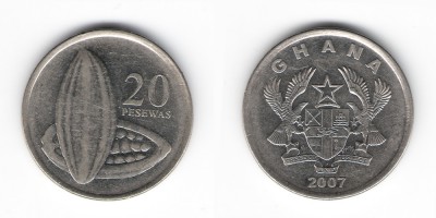 20 pesewas 2007