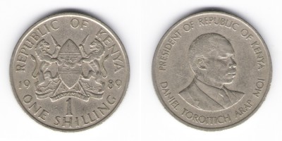 1 shilling 1989