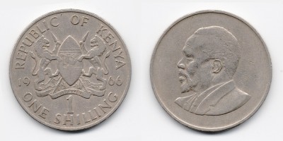 1 shilling 1966