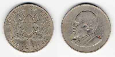 1 shilling 1968