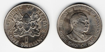 1 shilling 1980