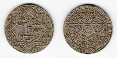 1 франк 1921 года