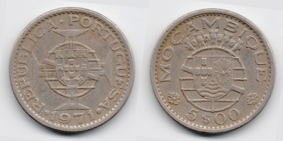 5 escudos 1971