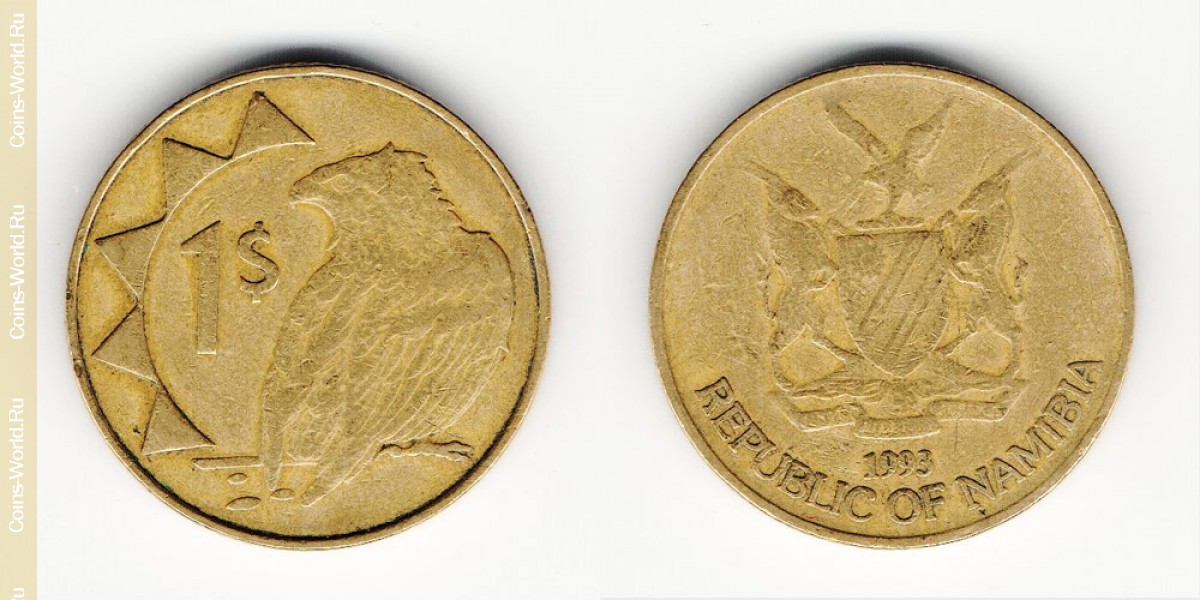 1 dólar 1993 Namibia