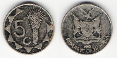 5 центов 1993 года