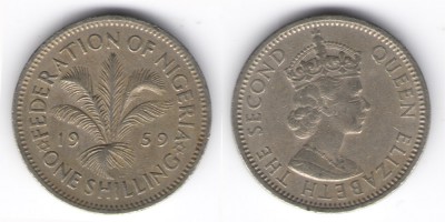 1 shilling 1959