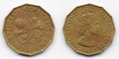 3 pence 1959