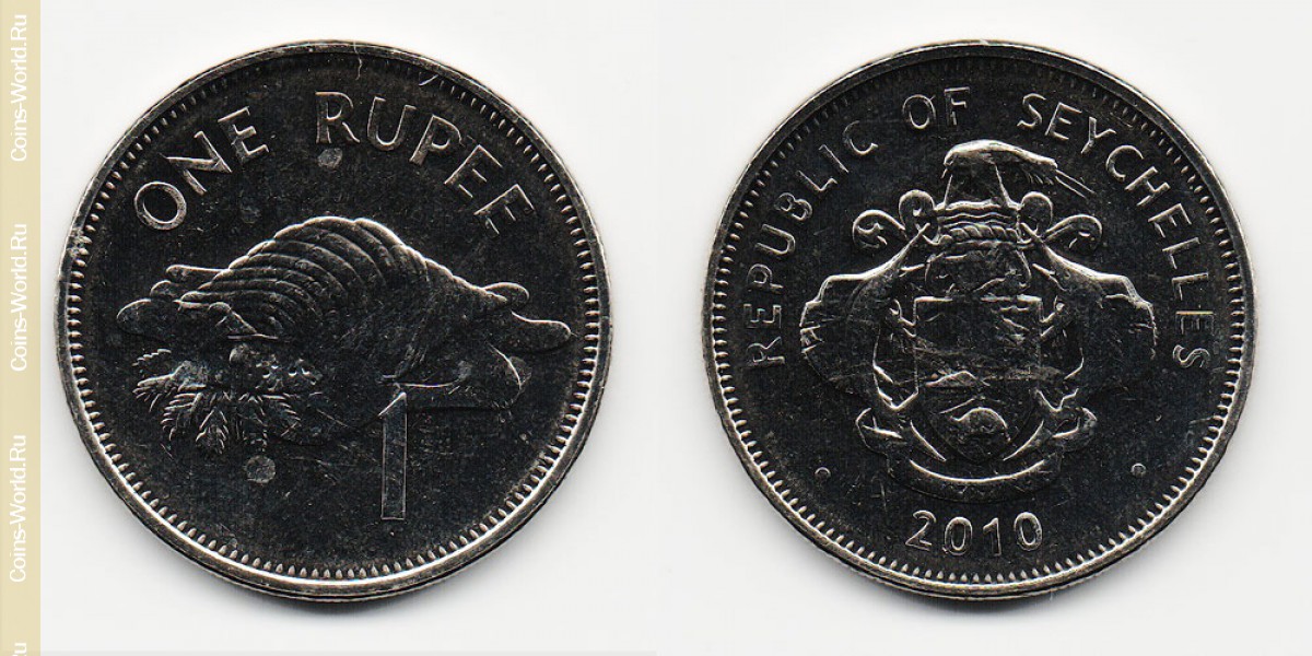 1 rúpia 2010 seychelles
