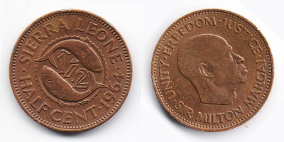 ½ цента 1964 года