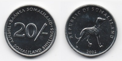 20 shillings 2002