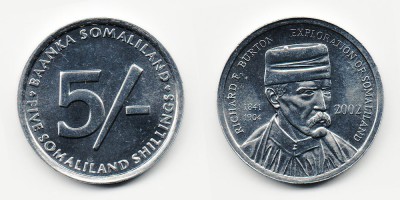 5 shillings 2002