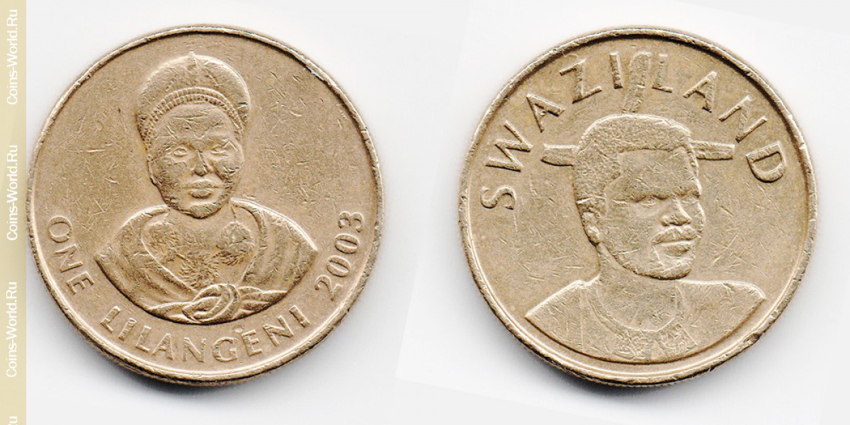 1 лилангени 2003 года Свазиленд