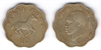 10 центов 1977 года