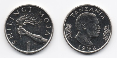 1 shilling 1992