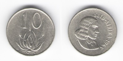 10 центов 1965 года