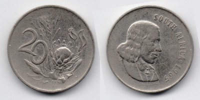 20 центов 1965 года