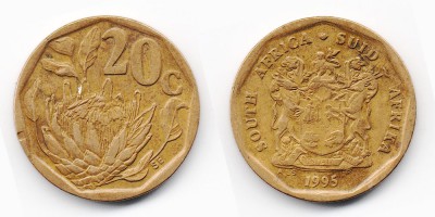 20 центов 1995 года