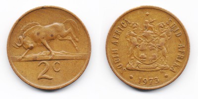 2 цента 1973 года