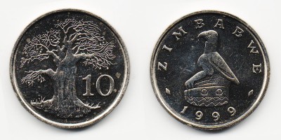 10 центов 1999 года
