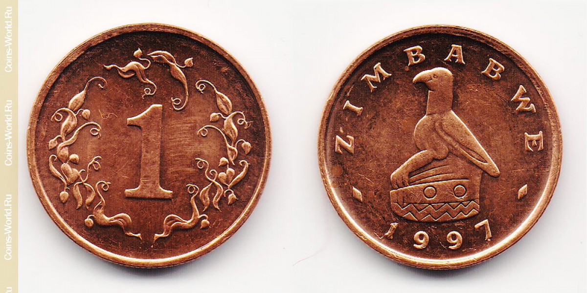 1 cêntimo 1997 Zimbabwe