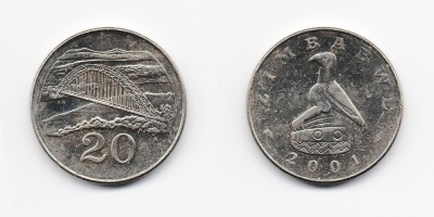 20 центов 2001 года