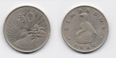 50 cêntimos 1980