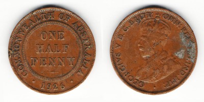 ½ Penny 1926