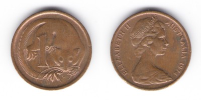 1 cent 1974