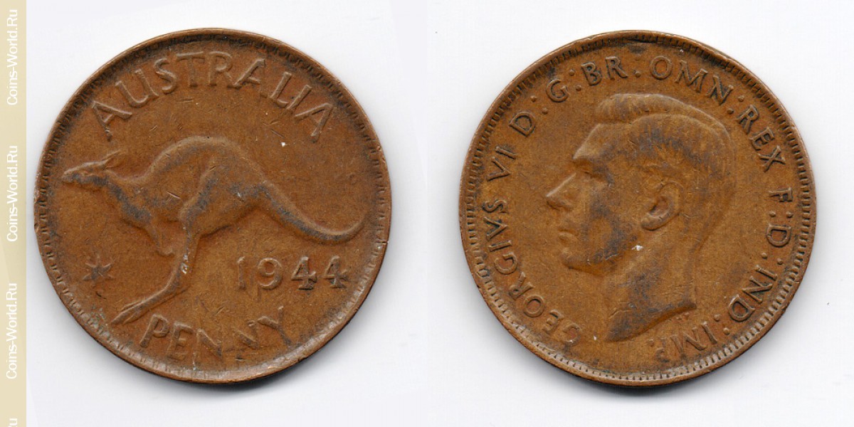 1 penny 1944 Australia