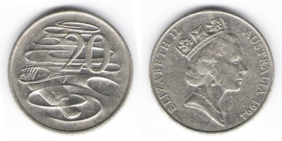 20 центов 1994 год