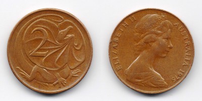 2 цента 1975 года