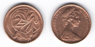 2 цента 1981 года