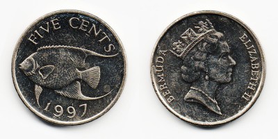 5 центов 1997 года