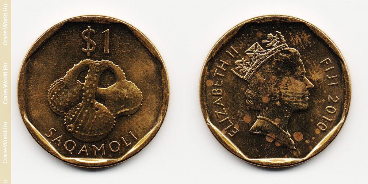 1 dólar 2010 Fiji