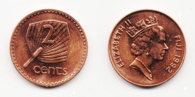 2 цента 1992 года