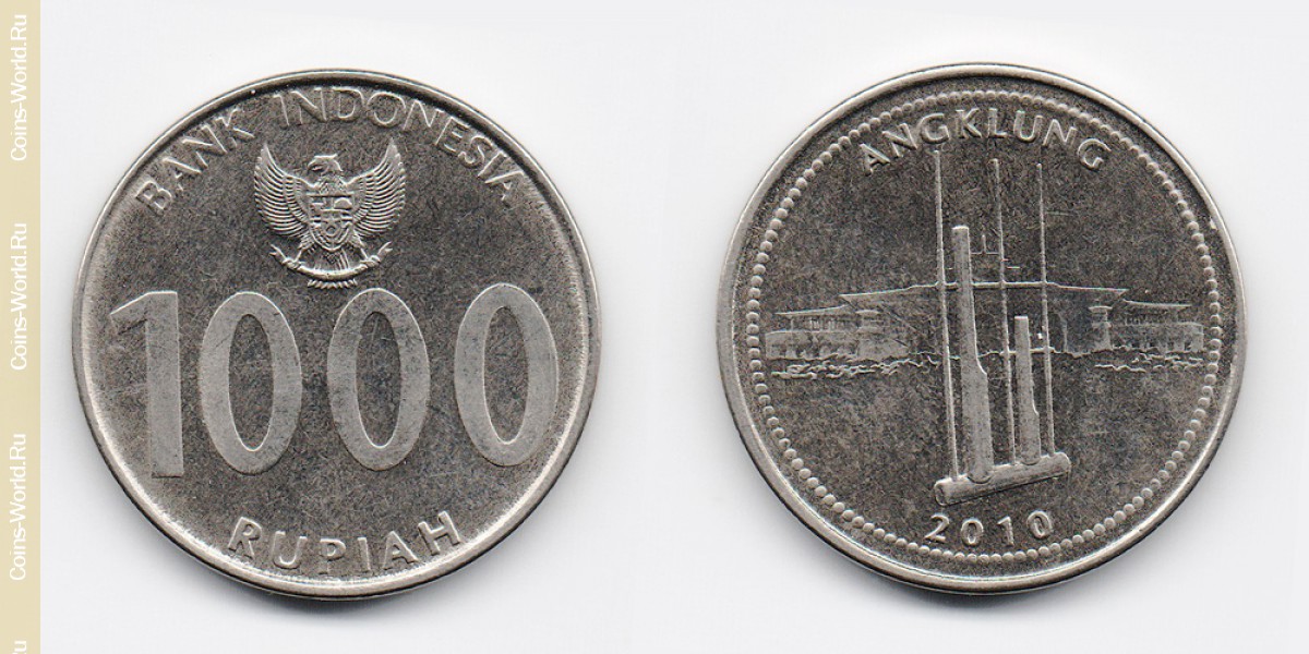1000 rupiah 2010 Indonesia