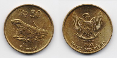 50 rupiah 1993