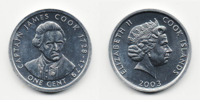 1 cent 2003 Captain James cook