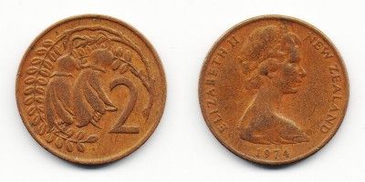 2 цента 1974 года