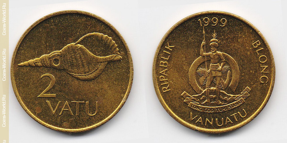 2 vatu 1999 Vanuatu