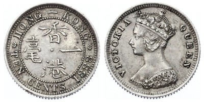 10 центов 1888 года