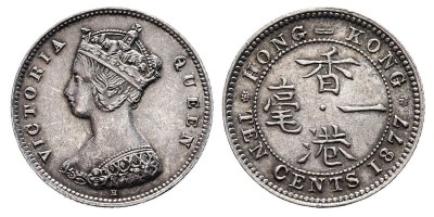 10 центов 1877 года