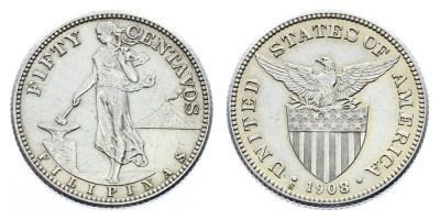 50 centavos 1908