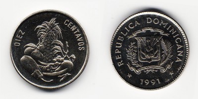 10 centavos 1991