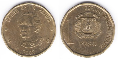 1 peso 2008