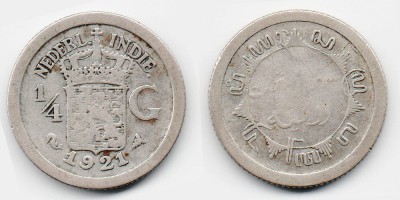¼ Gulden 1921