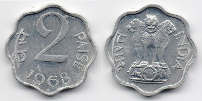 2 paise 1968