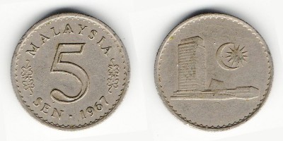 5 sen 1967