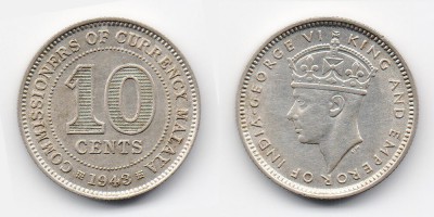 10 центов 1943 года