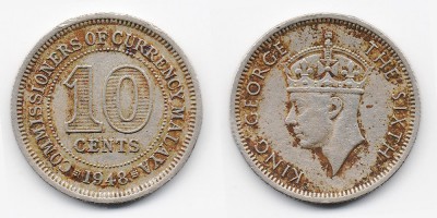 10 центов 1948 года